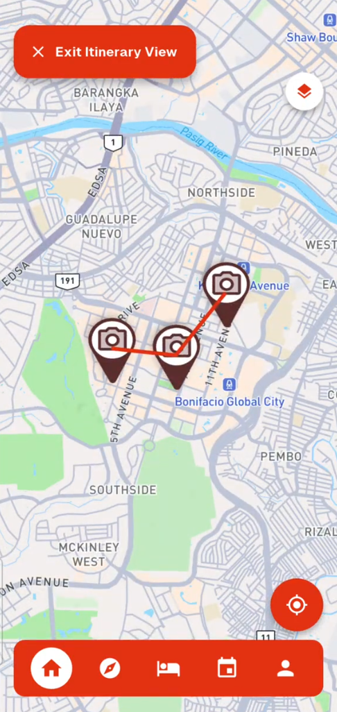 Watatrip App Interface